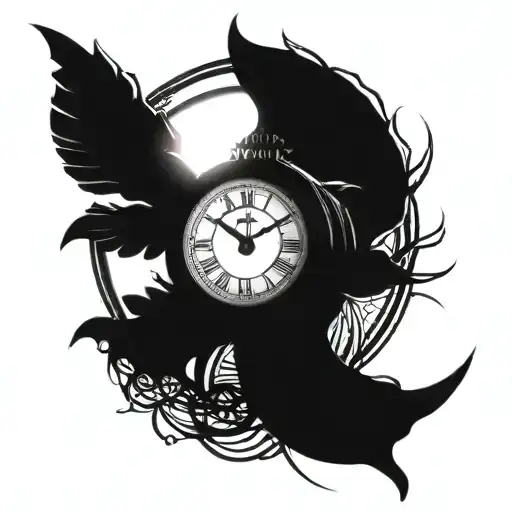 Clock With Sunshine Behind It