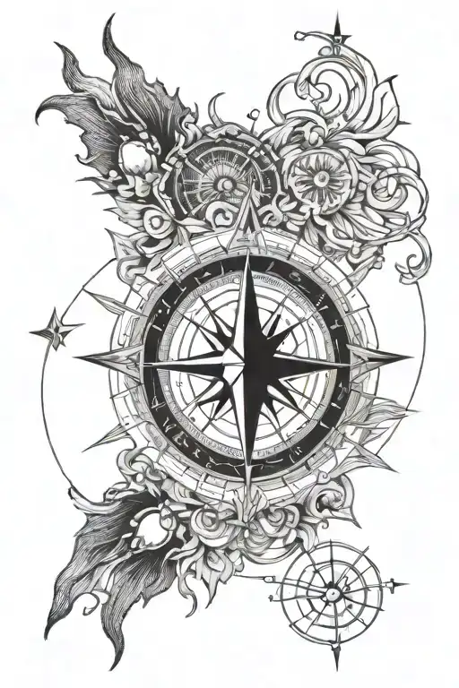 Sun Compass Erro Sea