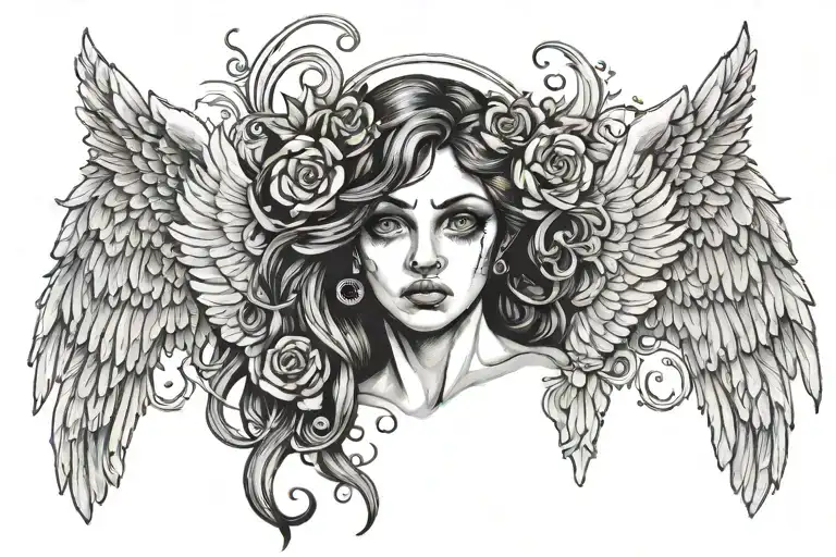 An Angel With 7 Eyes