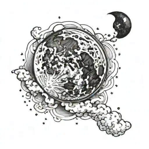 Realistic Half-filled Moon