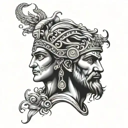 Greek Gods And Indian Desi