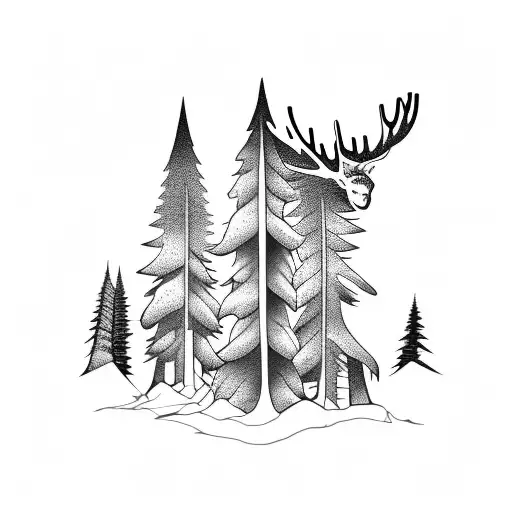 Pine Tree Moose