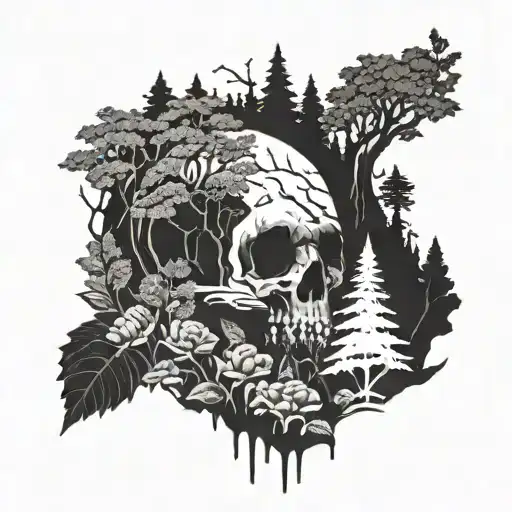 Honoring Dead Grandparents Walking Into A Forest