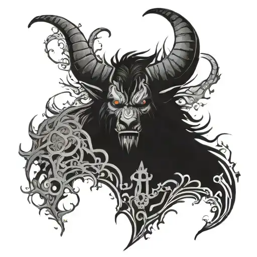 Beast Of Darkness As A Man