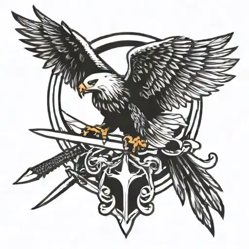 Eagle Carrying Sword