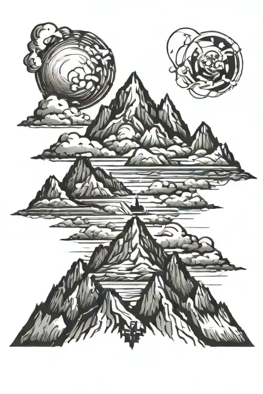 Mountain With Jesus On Top