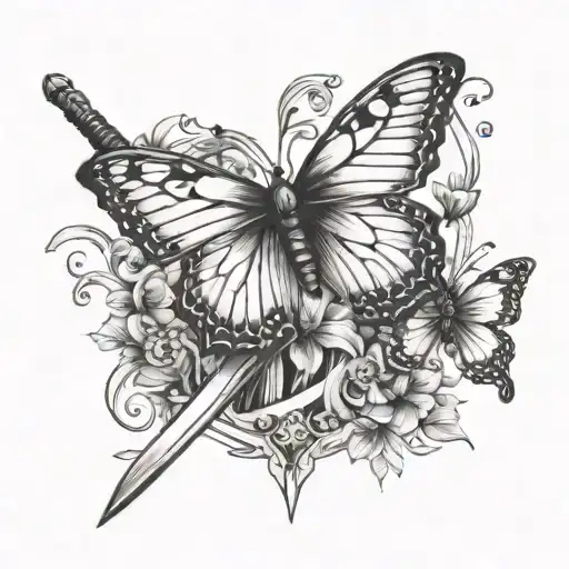 A Sword And A Butterfly