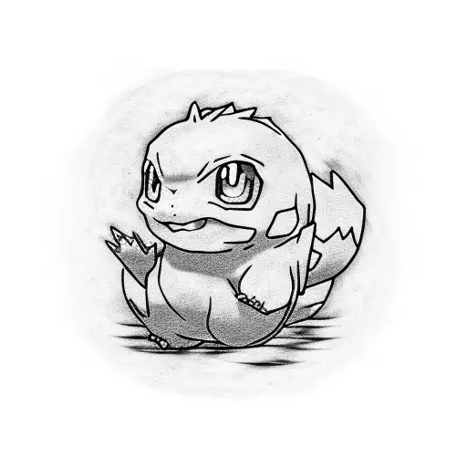 Pokemon Charmander In The Horror Dark Style
