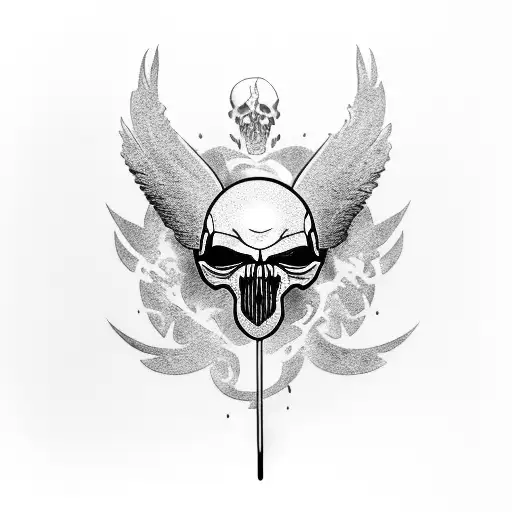 Crow Skull Clock Smoke