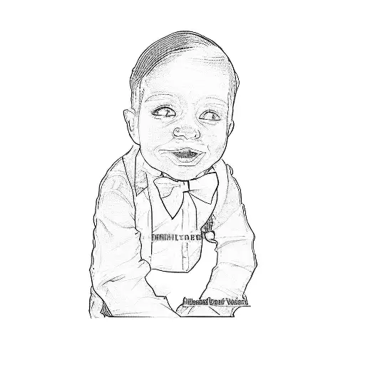 A Little Boy In A Bow Tie