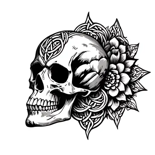 Celtic And Skull