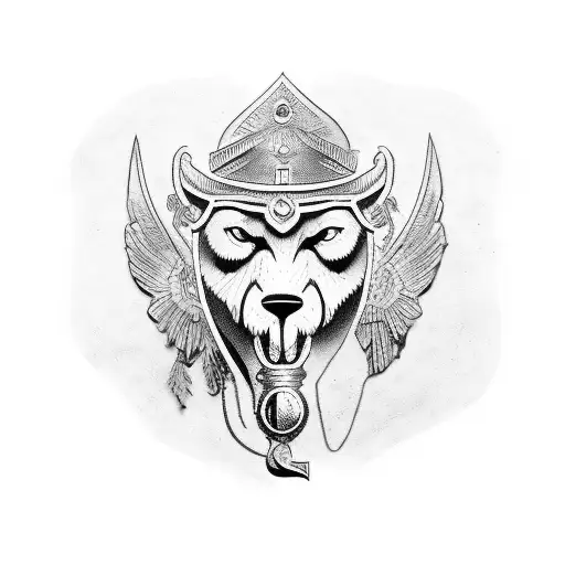 Roman Number 5 In A Paintbrush Style Rough