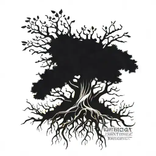 A Tree Of Knowledge With Philosophical Quotes As Branches