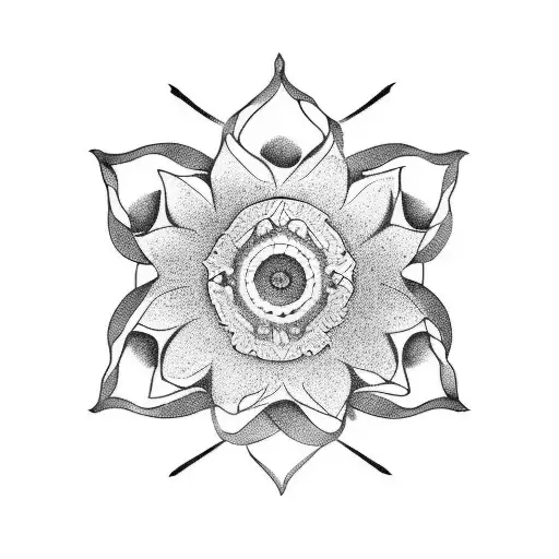 Samurai Buddha Lotus Temple