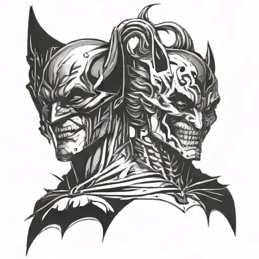 A Dark And Twisted Batman And Joker Design Inspired By A Graphic Novel