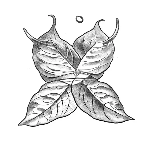 Bay Leaf Surrounding A Demon