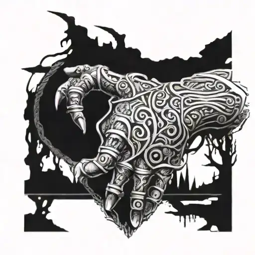 Elden Ring Inspired Sleeve Of Tarnished Going Through Battles