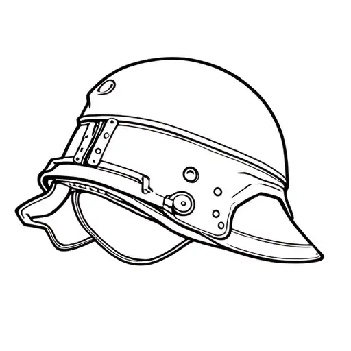 A Military Helmet