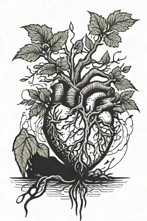 Broken Heart Blood As Water To Tree Roots For Growth