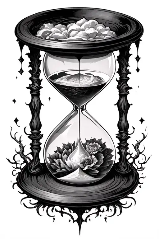 Hourglass Heaven Hell