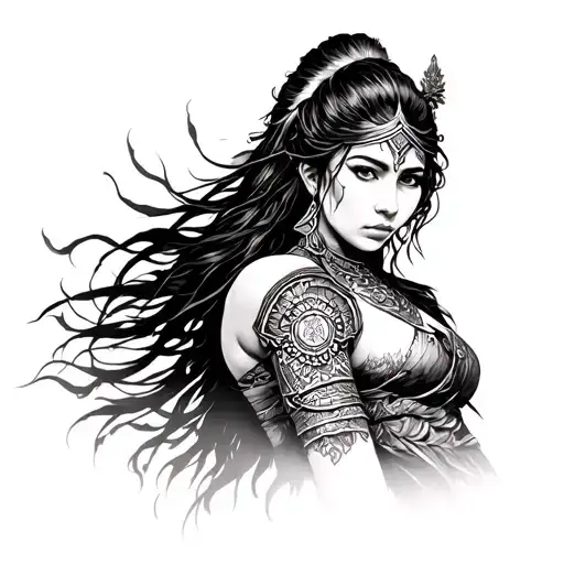 Melek Strong Woman Warrior