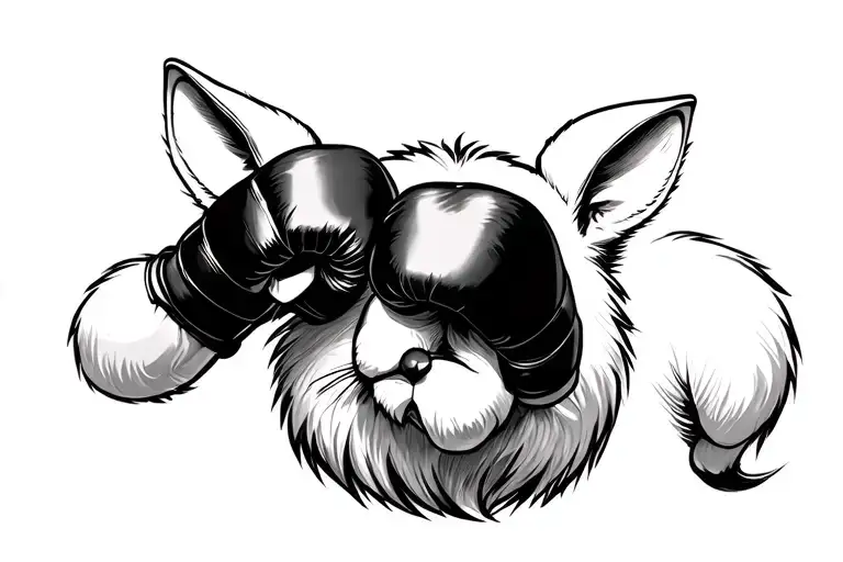 Animal Wearing Boxing Gloves