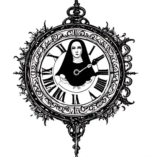 The Nun With The Clock