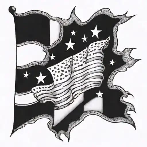 Western American Flag