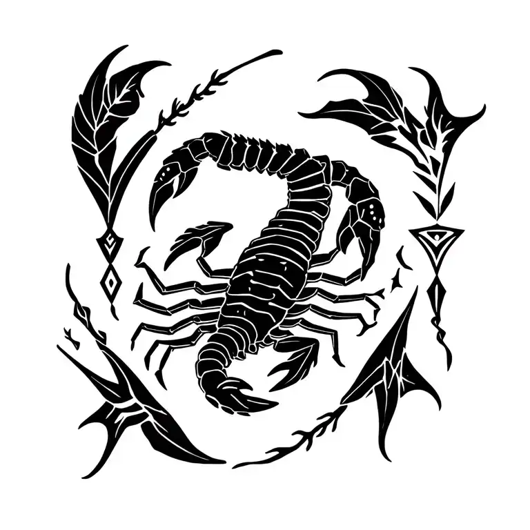 Symbols Nordic Style Scorpion