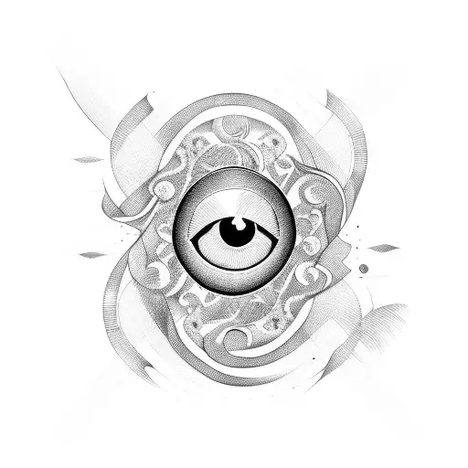 Abstract Curves With One Eye In The Middle