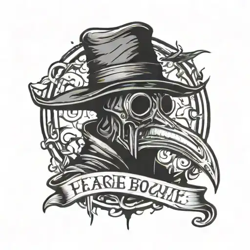 Gothic Plague Doctor Lettering