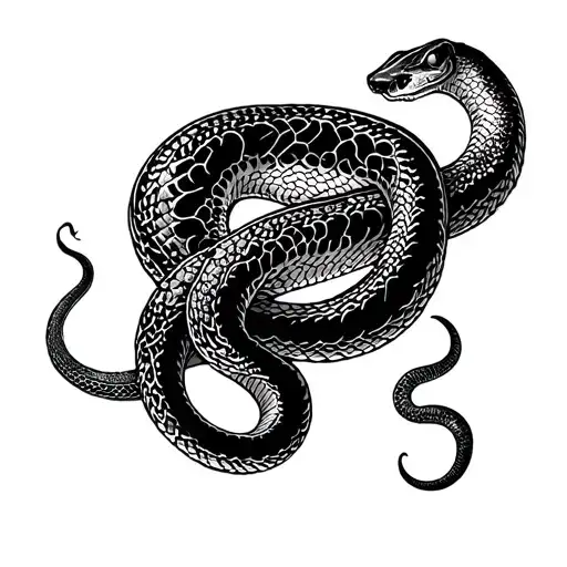 I Want A Dengerous Snake That Stretches From My Knee To My Hip Bone