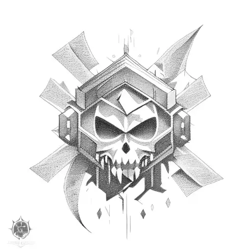 Create A Tattoo Design Combining Music And Anime Elements