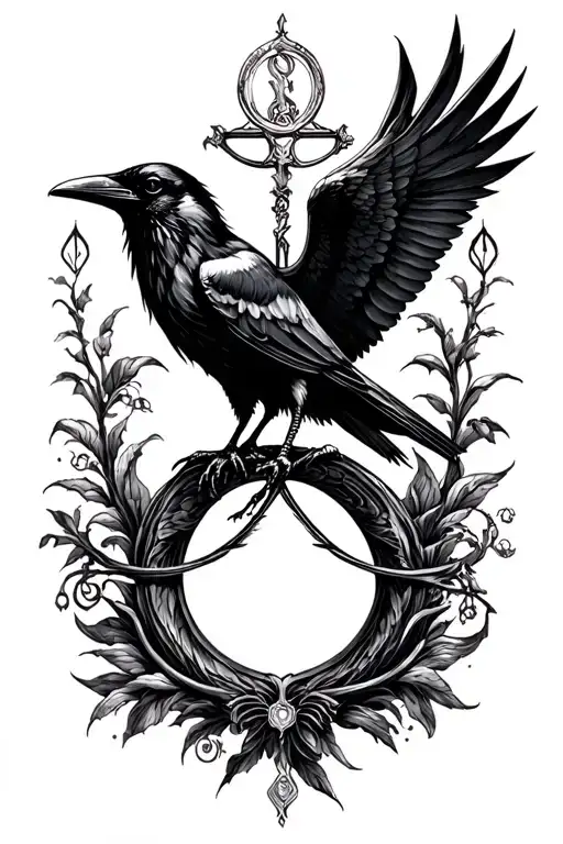 Raven Libra And Venus Sign Intertwined