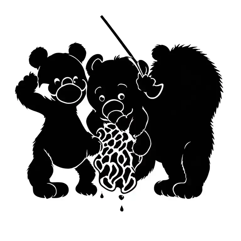 Winnie The Pooh With Honey