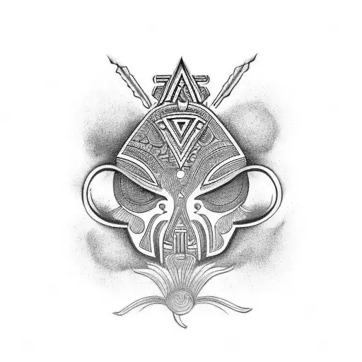 Maori Tattoo With The Meaning Of Strength Change And The Difference Between Inner And Outer World