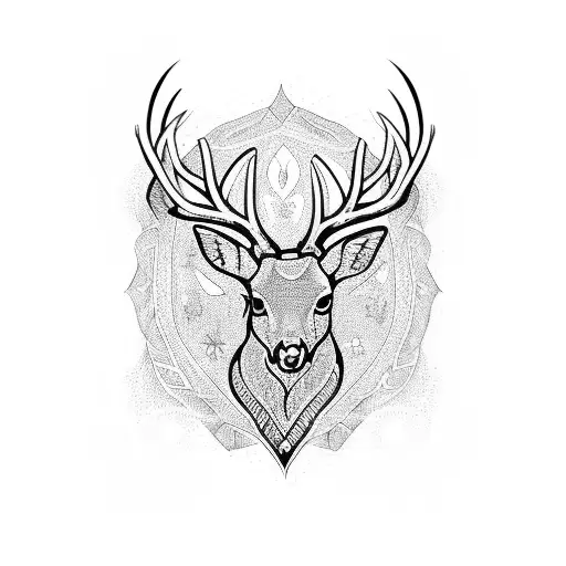 Gothic Celtic Deer