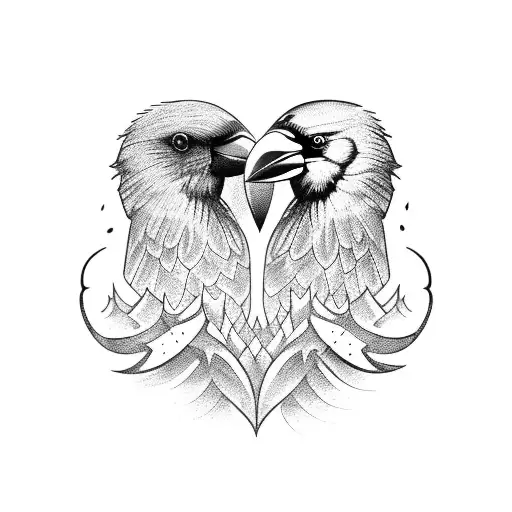 Crow With A Sword In Its Beak