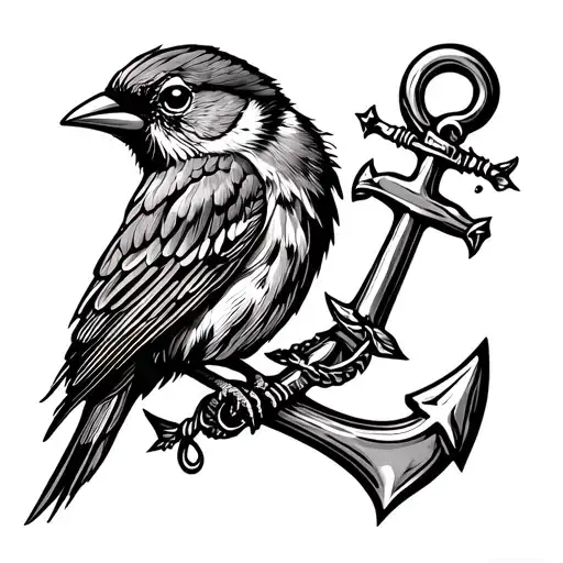 Sparrow And Anchor
