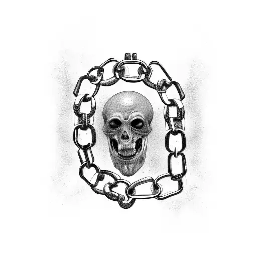 Abstract Depiction Of Guilt Mixed With Chains