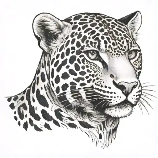 Jaguar With Roman Numbers