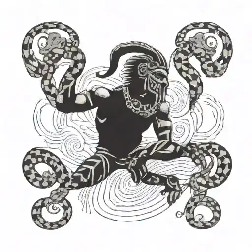 Scorpio Zodiac Greek God Figure