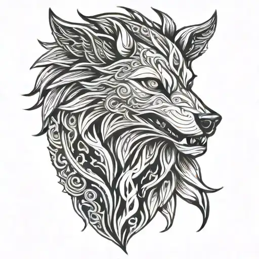 Fenrir Viking Norse Wolf