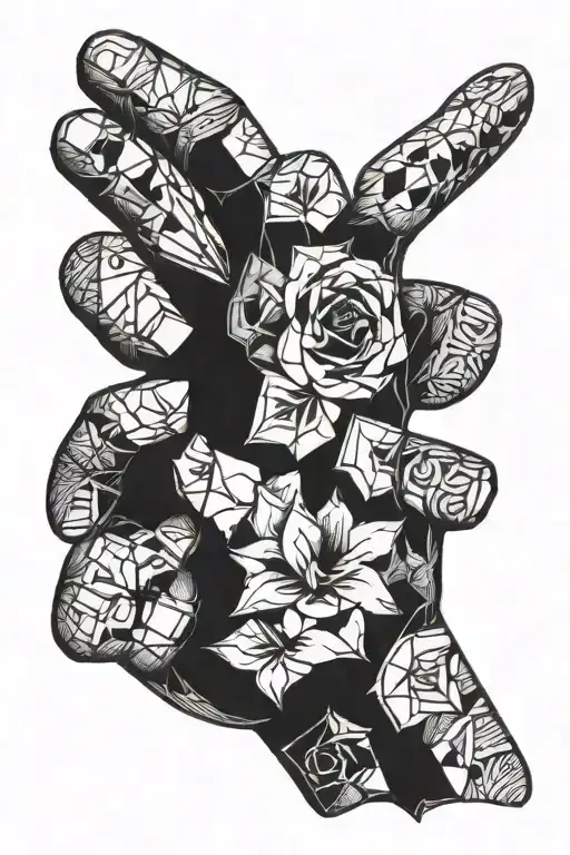 Hand Broken In Many Pieces