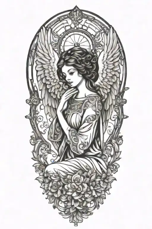 Beautifull Angel Watching Over