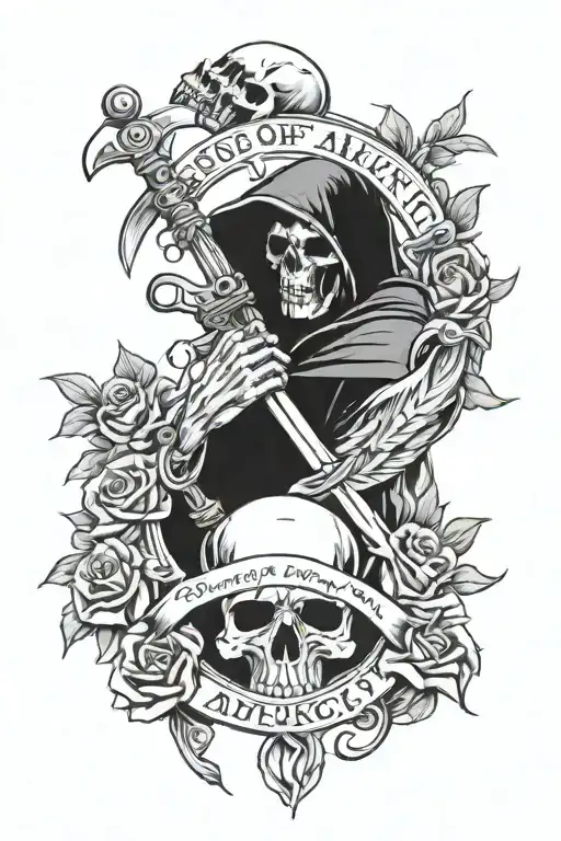 Sons Of Anarchy Reaper With Memento Mori Memento Vivere