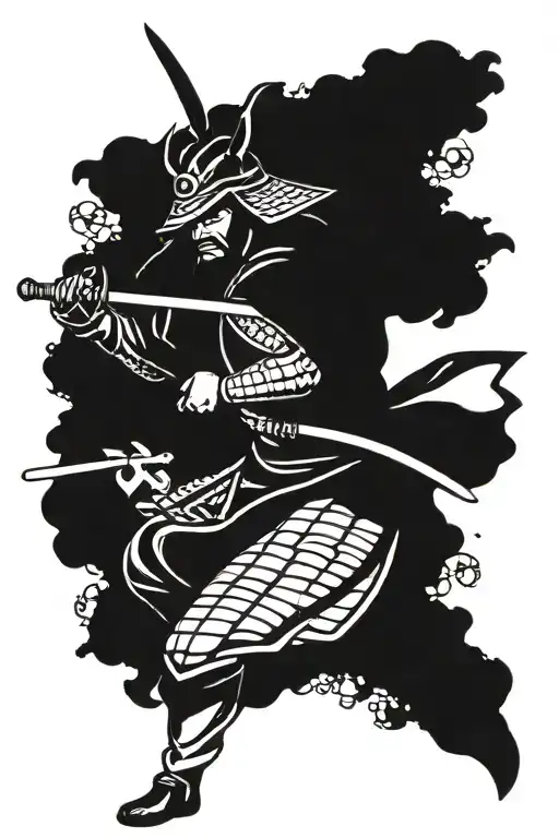 Japanese Dojo Samurai Warrior