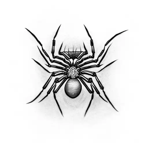 Spider With Illusion For Its Body