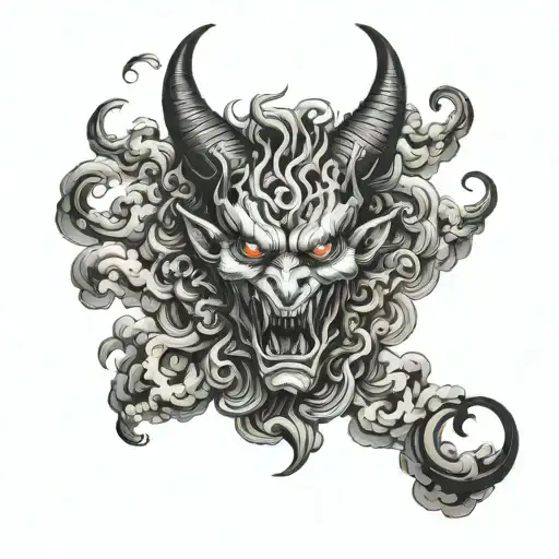 Demon Cloud Background