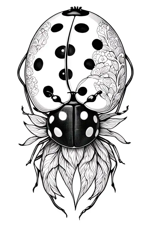 Lady Bug Simple And Cute Girl